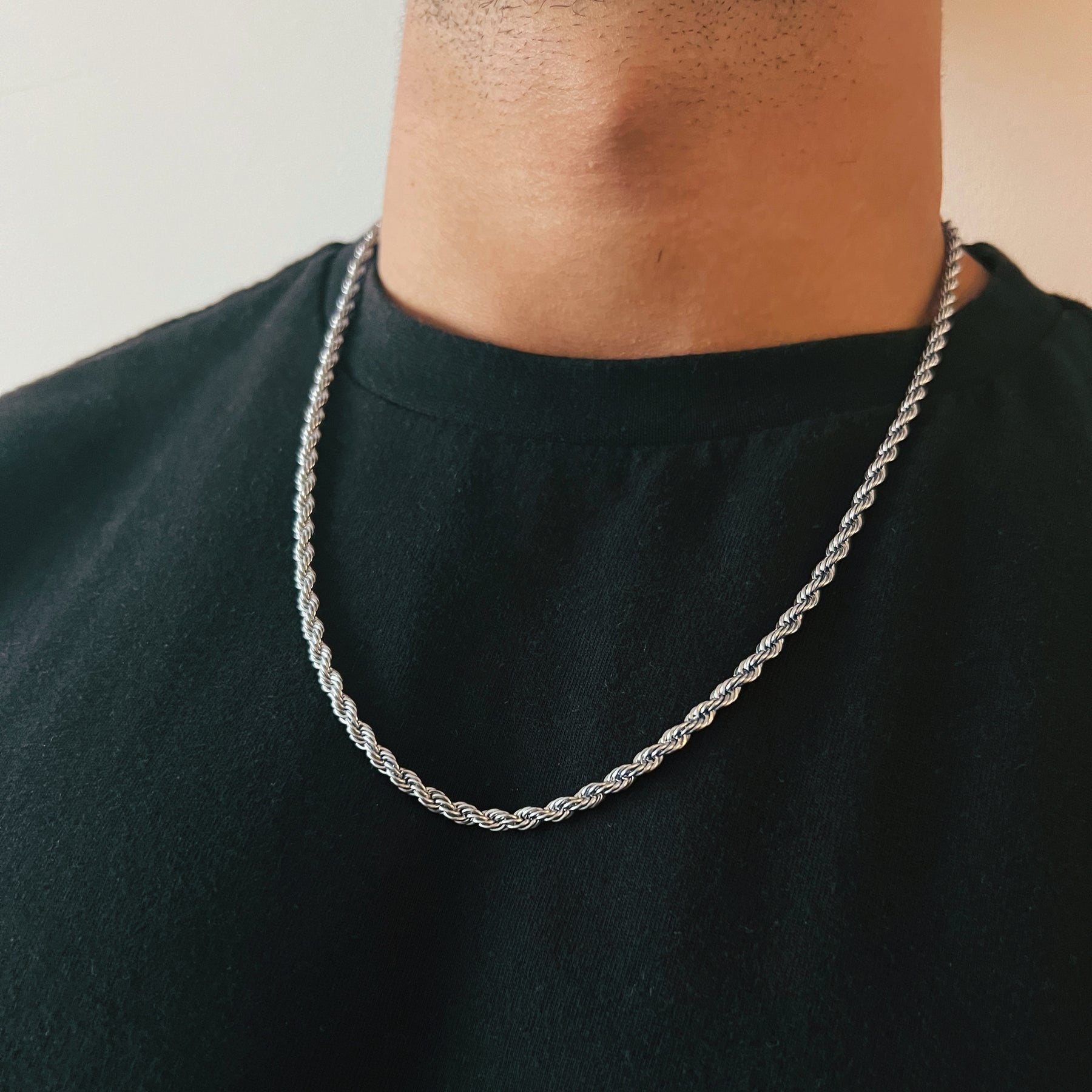 4mm Rope Chain (Silver) – truecultureco
